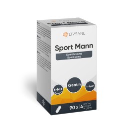 LIVSANE Sport homme caps verre 90 pce
