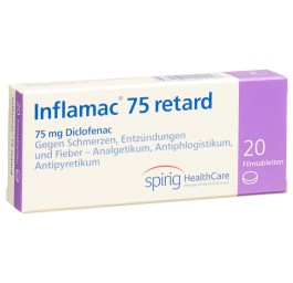 INFLAMAC retard cpr pell ret 75 mg 20 pce