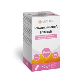 LIVSANE Grossesse&Allaitement caps verre 60 pce