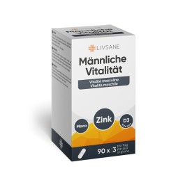 LIVSANE Vitalité masculine caps verre 90 pce