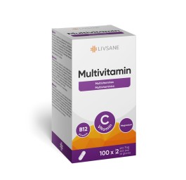 LIVSANE Multivitamines caps verre 100 pce