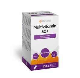LIVSANE Multivitamines 50+ caps verre 100 pce