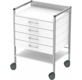 HESS BaseLine chariot multi-usa 83cm chr 4 tiroirs