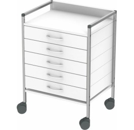 HESS BaseLine chariot multi-usa 83cm chr 5 tiroirs