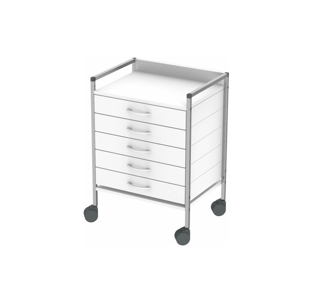 HESS BaseLine chariot multi-usa 83cm chr 5 tiroirs