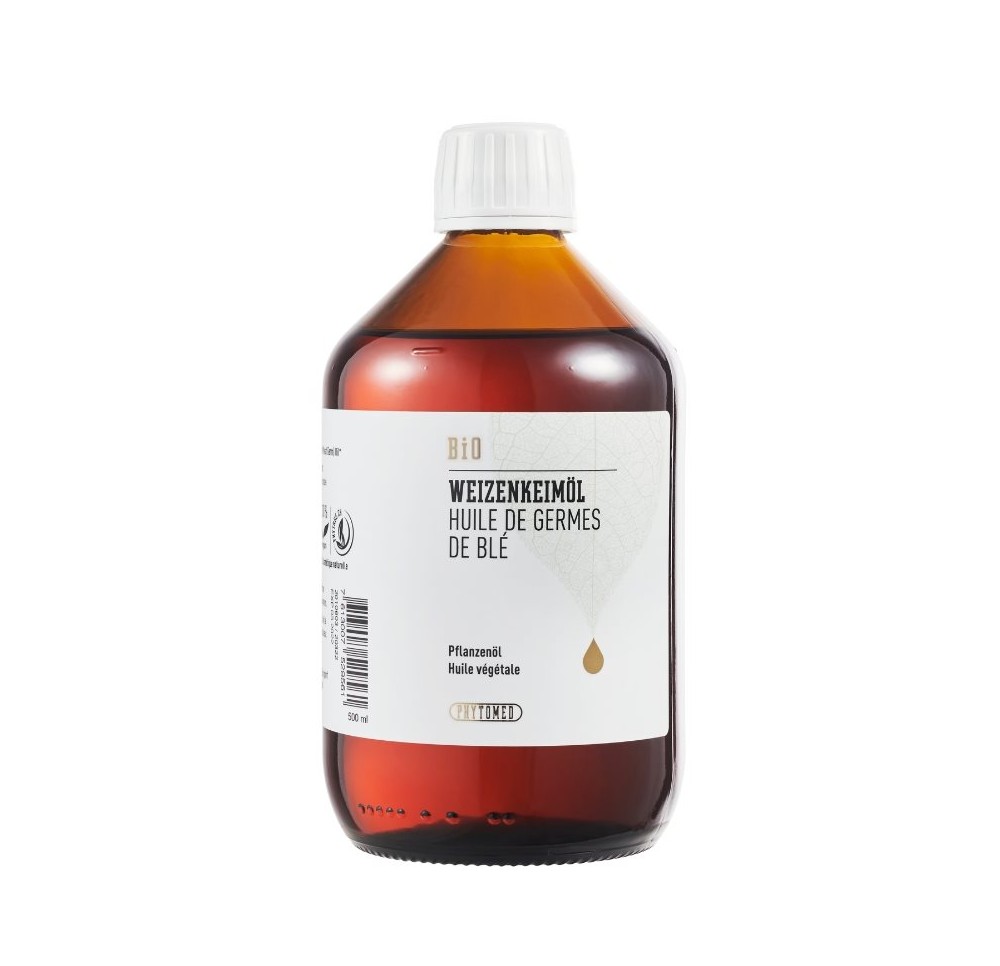 PHYTOMED Huile germe blé bio fl verre 500 ml