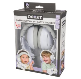 DOOKY protection auditive 2en1 bébé tout-petit