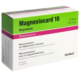 MAGNESIOCARD gran 10 mmol baies des bois 20 pce