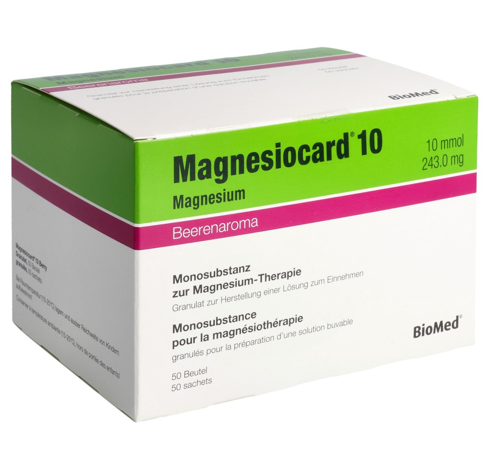MAGNESIOCARD gran 10 mmol baies des bois 50 pce MAGNESIOCARD gran 10 mmol baies des bois 50 pce