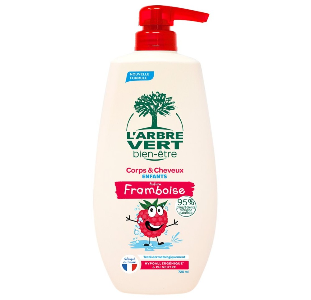 L'ARBRE VERT shamp&dou enf éco fram fr dist 720 ml