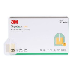3M TEGADERM CHG gel pad 1664R 25/CAR 4CAR 25 pce