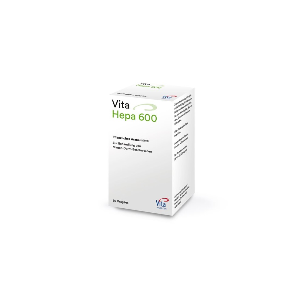 VITA HEPA drag 600 mg 50 pce