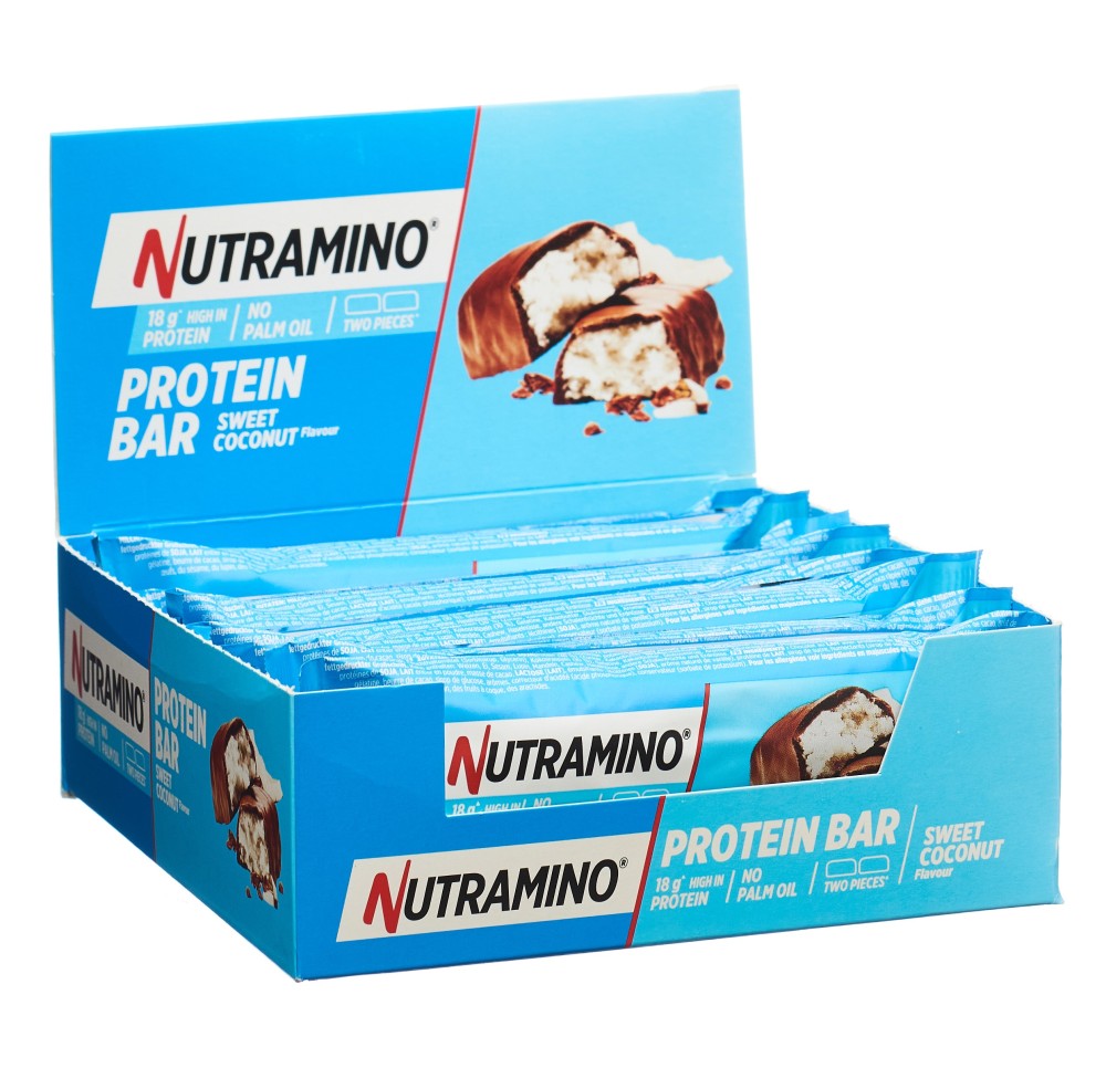 NUTRAMINO Proteinbar Sweet Coconut 12 x 55 g