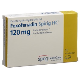 FEXOFENADINE Spirig HC cpr pell 120 mg 10 pce