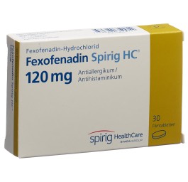 FEXOFENADINE Spirig HC cpr pell 120 mg 30 pce