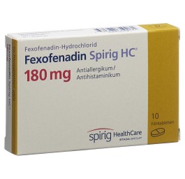 FEXOFENADINE Spirig HC cpr pell 180 mg 10 pce