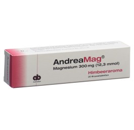 ANDREAMAG 300 mg arôme framboise bte 20 pce