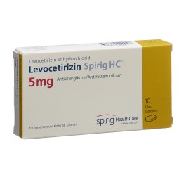 LEVOCETIRIZINE Spirig HC cpr pell 5 mg 10 pce