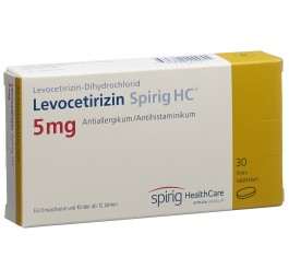 LEVOCETIRIZINE Spirig HC cpr pell 5 mg 30 pce