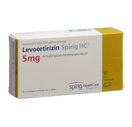 LEVOCETIRIZINE Spirig HC cpr pell 5 mg 50 pce