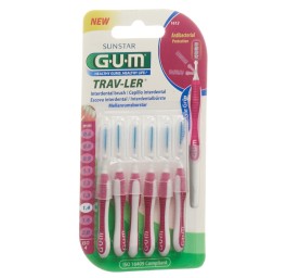 GUM Trav-Ler 1.4mm ISO4 cyl rose 6 pce