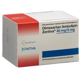 OLMESARTAN AMLO Zentiva cpr pell 40/5 mg 98 pce