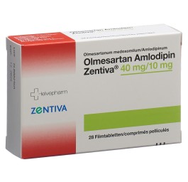 OLMESARTAN AMLO Zentiva cpr pell 40/10 mg 28 pce