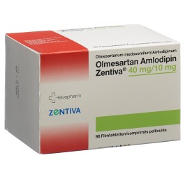 OLMESARTAN AMLO Zentiva cpr pell 40/10 mg 98 pce