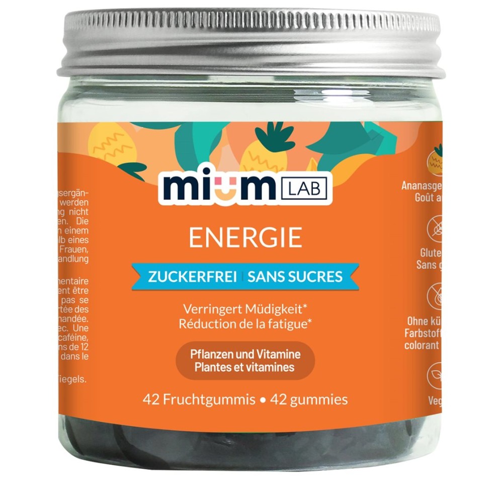 MIUMLAB gummies énergie bte 42 pce