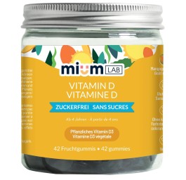 MIUMLAB gummies vitamine D bte 42 pce