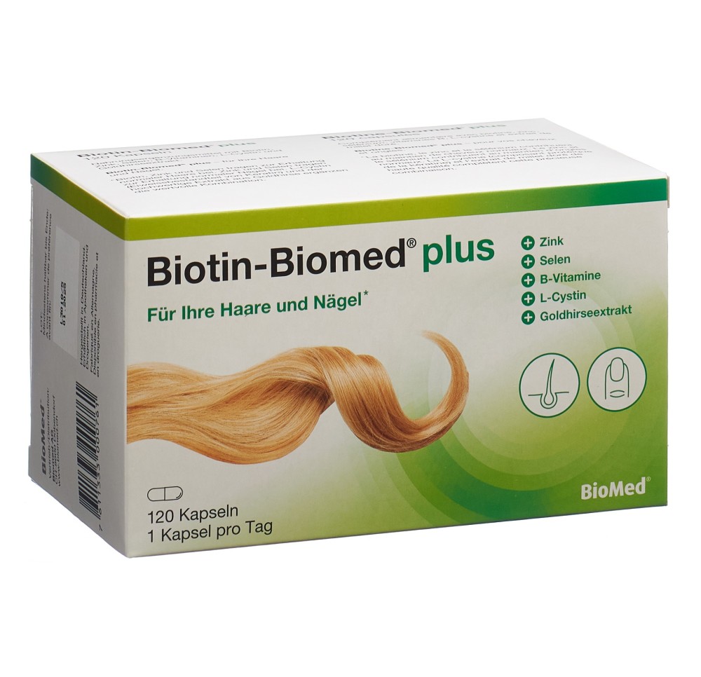 BIOTINE Biomed plus caps 120 pce