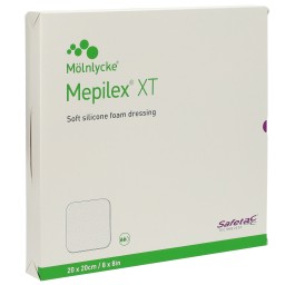 MEPILEX Safetac XT 20x20cm stérile 5 pce