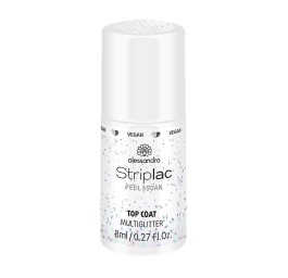 ALESSAN Striplac Top Coat Multiglitter 8 ml