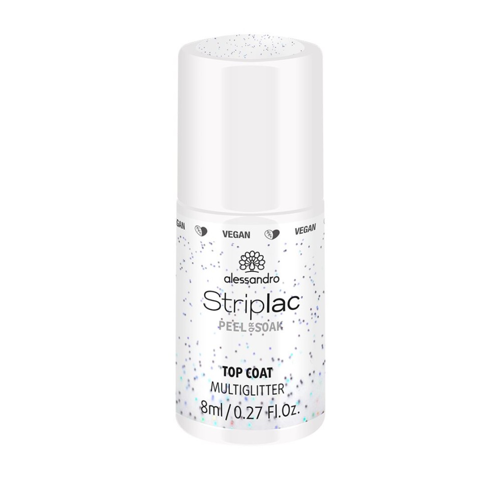 ALESSAN Striplac Top Coat Multiglitter 8 ml
