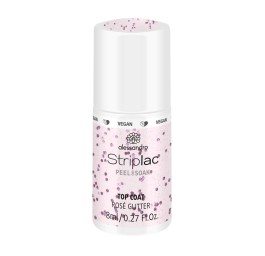 ALESSAN Striplac Top Coat Rosé Glitter 8 ml