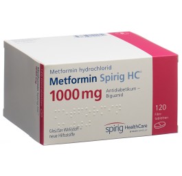 METFORMINE Spirig HC cpr pell 1000 mg 120 pce