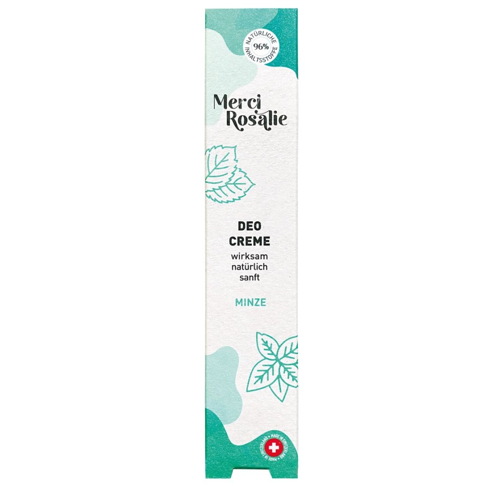 MERCI ROSALIE Déodorant crème menthe tb 50 ml