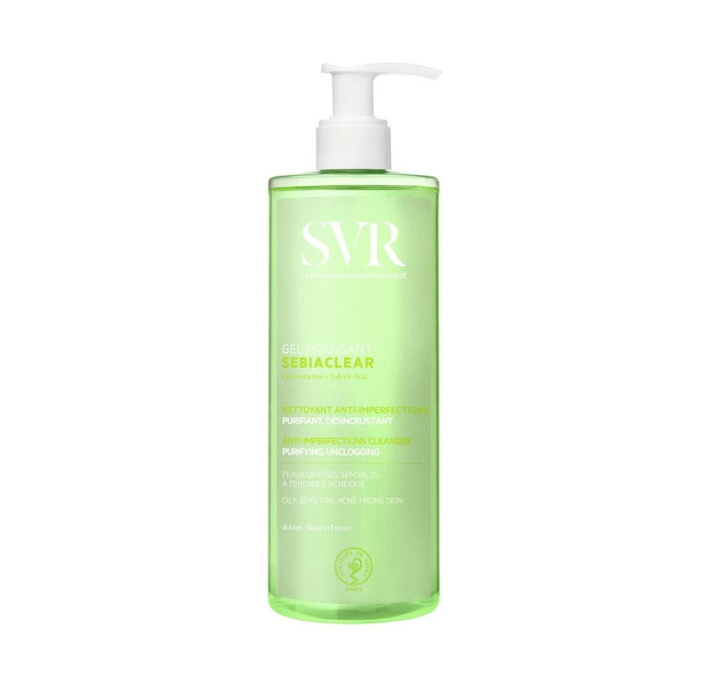 SVR SEBIACLEAR Gel Moussant (re) 400 ml