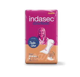 INDASEC Discreet Maxi sach 15 pce