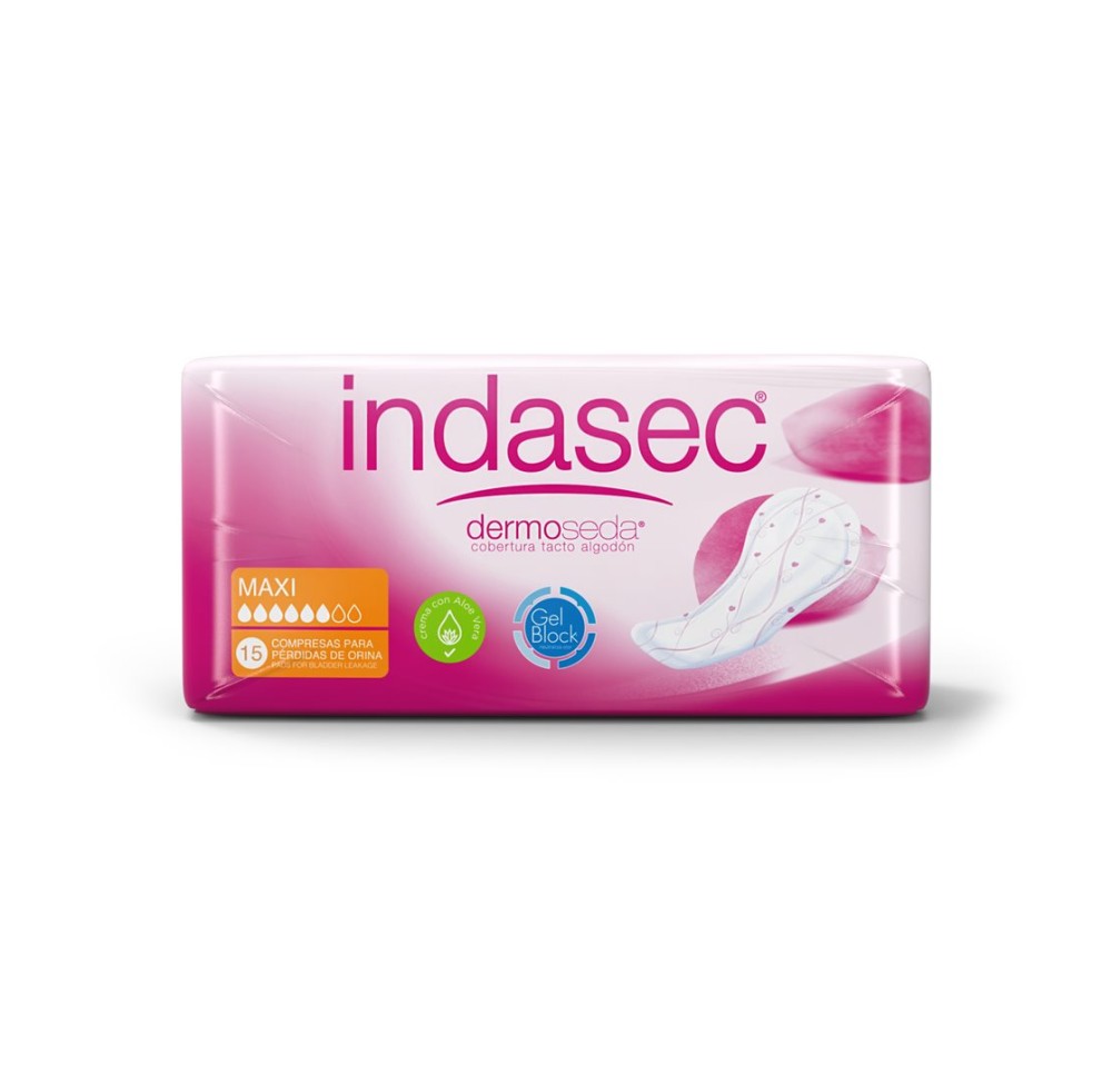 INDASEC Dermoseda Maxi sach 15 pce