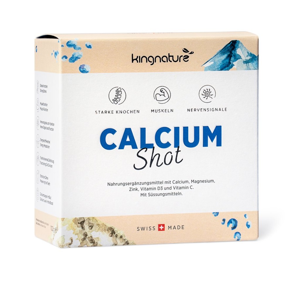KINGNATURE Calcium Shot pdr stick 30 pce KINGNATURE Calcium Shot pdr stick 30 pce