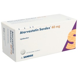 ATORVASTATINE Sandoz cpr pell 40 mg 100 pce