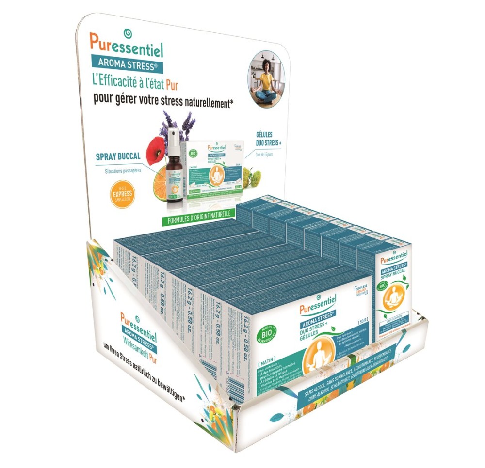 PURESSENTIEL disp stress 5 caps 8 spr bucc fr/all