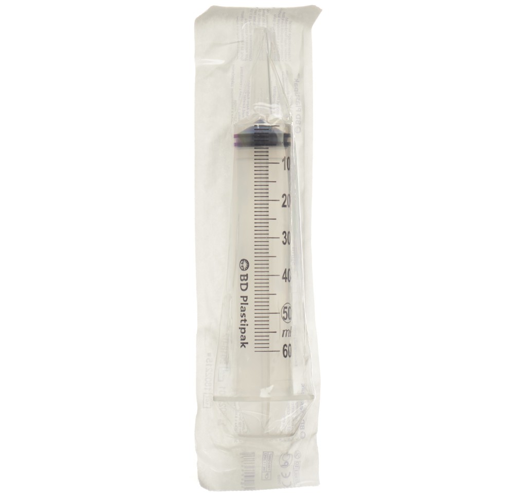 BD PLASTIPAK seringue pla ves 50/60ml 3pce