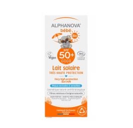 ALPHANOVA BB lait solaire bio SPF50+ tb 50 g
