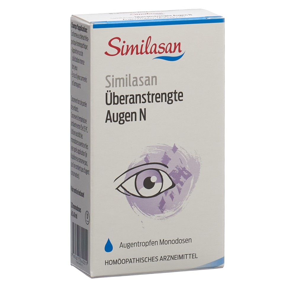 SIMILASAN yeux surmenés N monodoses 20 x 0.4 ml SIMILASAN yeux surmenés N monodoses 20 x 0.4 ml