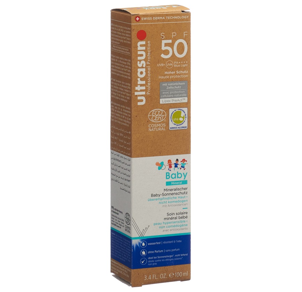 ULTRASUN Baby Mineral SPF50 tb 100 ml ULTRASUN Baby Mineral SPF50 tb 100 ml