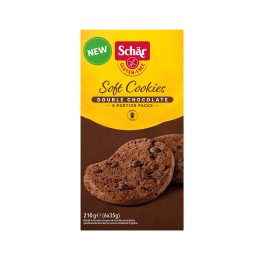 MORGA soft cookies double choc 210 g