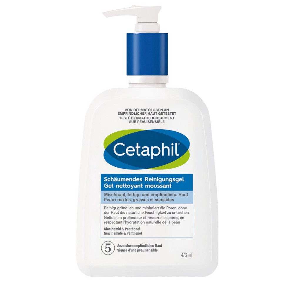 CETAPHIL gel nettoyant moussant dist 473 ml