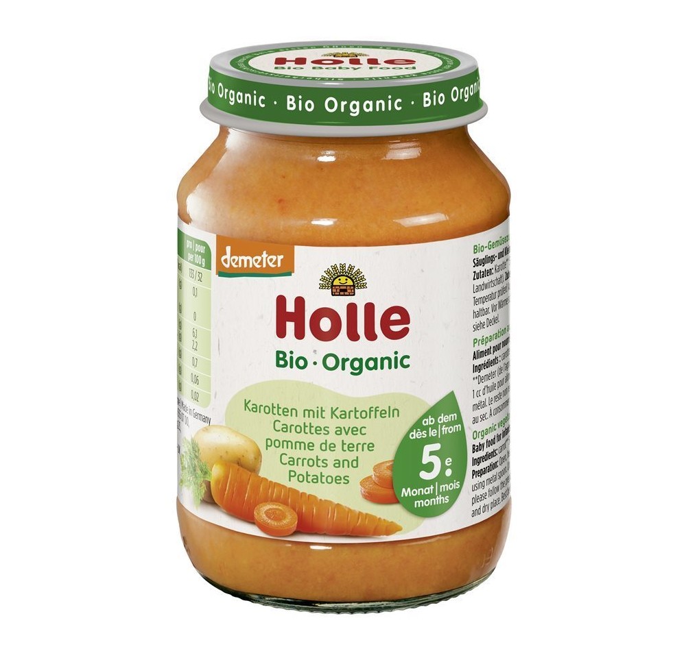 HOLLE carottes avec pomme de terre 190 g